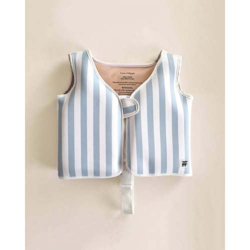 Swim Vest - 1-2y - Misty Blue Stripes