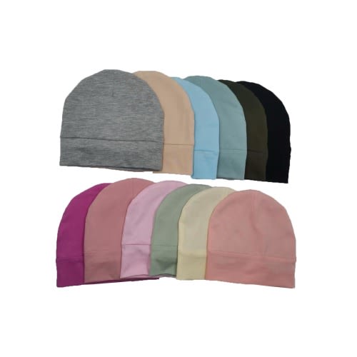5 PCS UNISEX SILK Lined Beanie for Newborn Infant, Baby Sleep Hats, Baby Hospital Caps Baby Shower Gifts, Curly Hair Protection, 0-6 Months