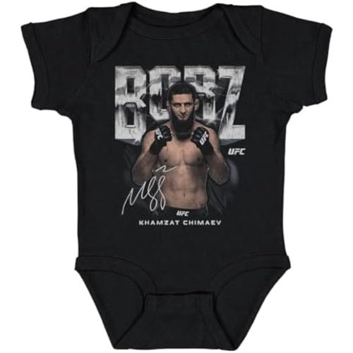 Khamzat Chimaev UFC One-Piece Infant Bodysuit (3 Months-24 Months) - Khamzat Chimaev Borz WHT