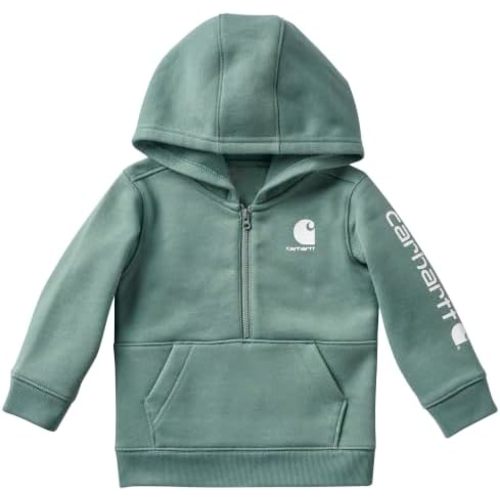 Carhartt Boys' Half-Zip Logo Sweatshirt