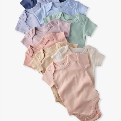 Butterblu Avery Multipack Short Sleeve Bodysuits 100% Organic Cotton