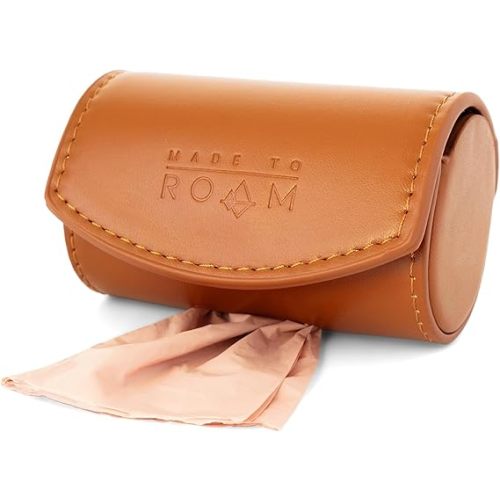 MADE TO ROAM On Dooty Pack - Premium Dog Poop Bag Holder for Leash, Vegan Leather Waste Bag Dispenser for Poop Bag Rolls - Arizona Heartbeat