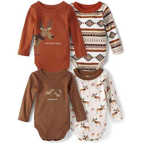 Amazon.com: The Children's Place unisex-baby Long Sleeve 100% Cotton Onesie Bodysuits: Clothing, Shoes & Jewelry