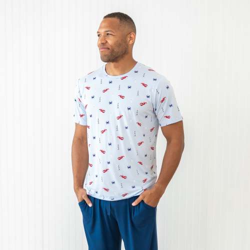 Men's Crew Neck Tee in Harbor