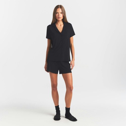 SOFT LOUNGE SHORT SLEEP SET | ONYX | SKIMS