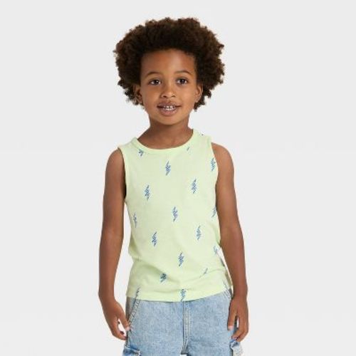 Toddler Boys' Tank Top - Cat & Jack™ Lime Green 4T