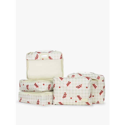 Packing Cubes Set (5 Pieces) - CELADON TOMATO PICNIC