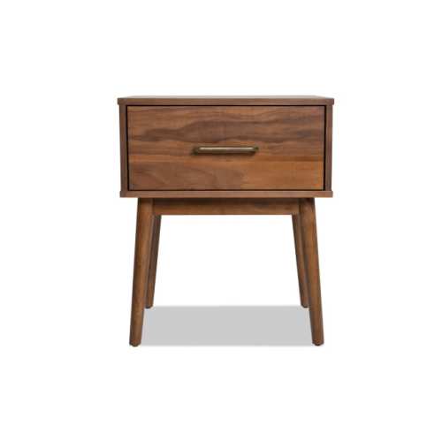 Bettie Walnut Storage End Table