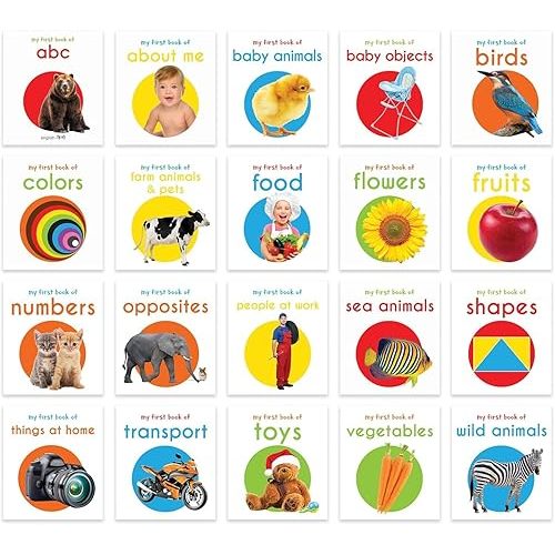 My First Complete Learning Library: Boxset of 20 Board Books Gift Set for Kids Board book – January 1, 2019