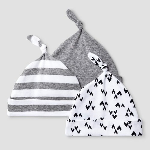 Baby 3-Pack Hat Set - Grey