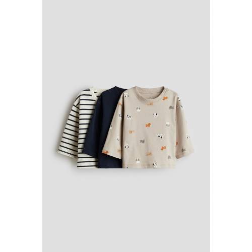 3-PACK COTTON T-SHIRTS