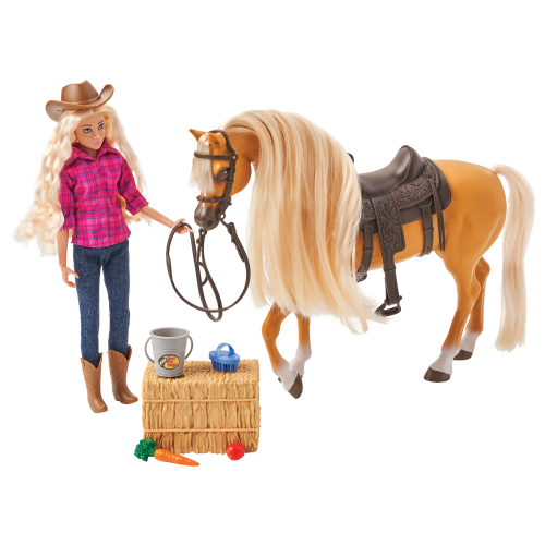 Bass Pro Shops Deluxe Doll and Horse Playset for Kids