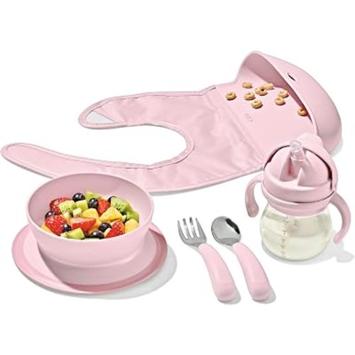 OXO Tot Baby Mealtime Set, Baby Essentials - Blossom