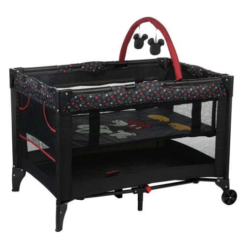 3D Ultra Baby Play Yard with Bassinet and Toy Bar - MODERN MICKEY