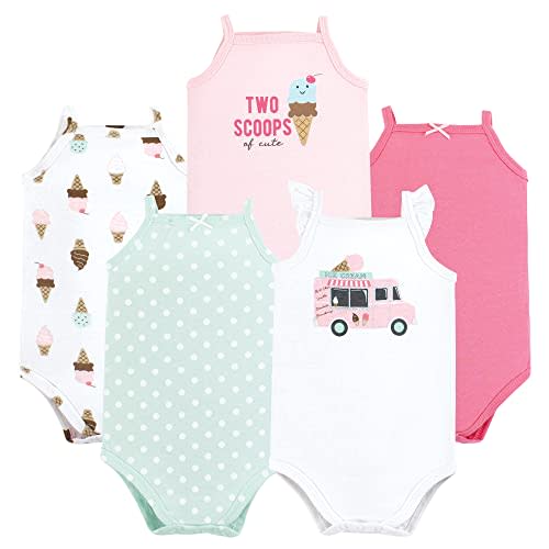 Hudson Baby Unisex Baby Cotton Sleeveless Bodysuits