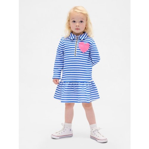 Baby & Toddler Half-Zip Pullover Sweatshirt Dress
