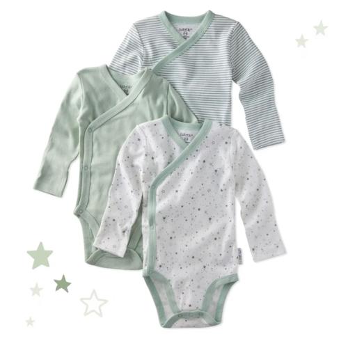 STERLING 3-Pack Side Snap Bodysuit