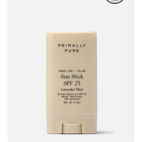 Sun Stick SPF 25 | Mineral Sunscreen Stick | Primally Pure Skincare