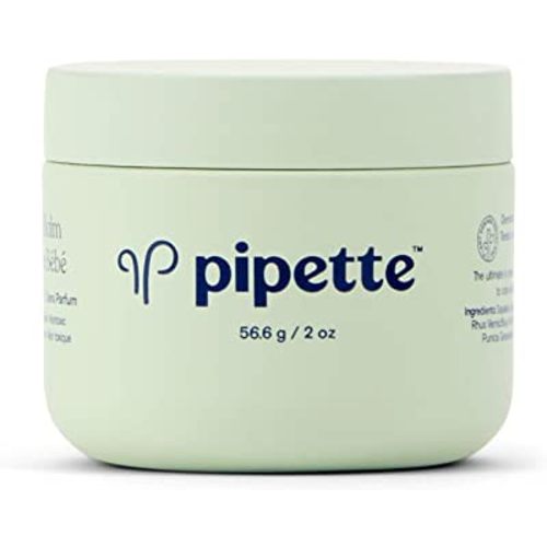 Pipette Baby Balm - Protects, Hydrates & Nourishes Sensitive Skin - Baby Essentials for Newborn with Renewable Plant-Derived Squalane, 2 oz