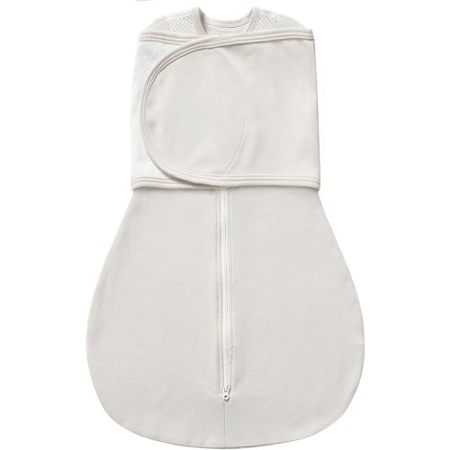 Swaddles for Newborns, Safe Sleep Swaddle Sack with Mesh Design, 100% Cotton, 3-Way Adjustable Transitional Swaddle