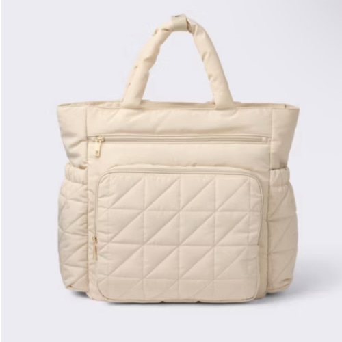 Quilted Diaper Backpack Tote - Cloud Island™