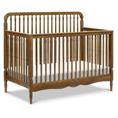 Liberty 4-in-1 Convertible Spindle Crib - Natural Walnut