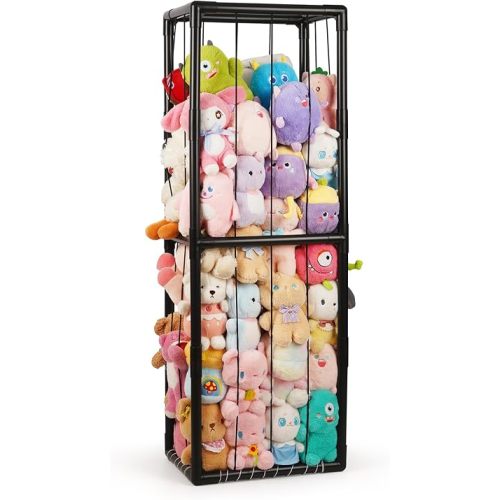 Stuffed Animal Storage Zoo Holder Space Save, PVC Stuffed Animal Organizer