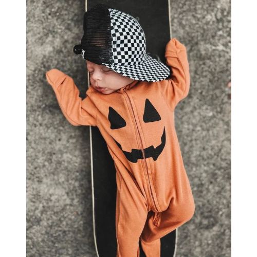 Newborn Pumpkin Jumpsuit