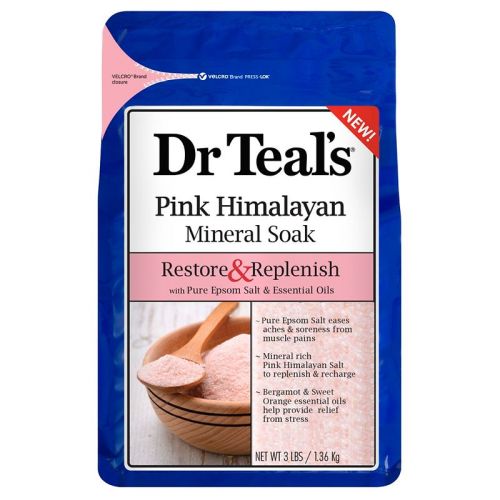 Dr Teal's Restore & Replenish Pink Himalayan Mineral Salt - 3lb