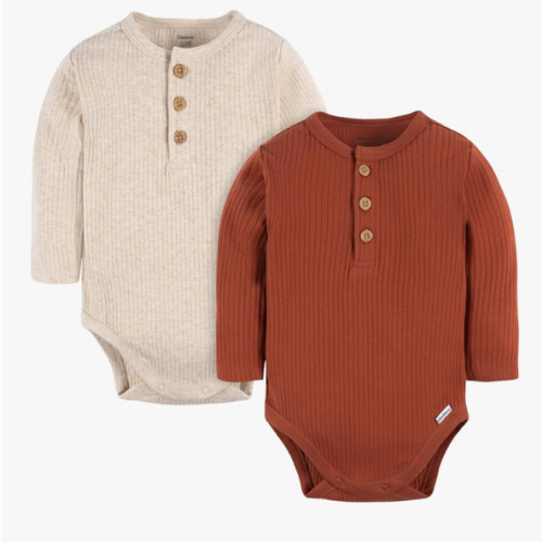Gerber Unisex Baby Baby Boys' and Baby Girls' 2-pack Bodysuits