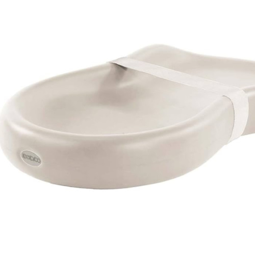 Keekaroo Peanut Changer Baby Vanilla – The Original Made in USA Easy-to-Clean Changing pad and The only Shell Over Foam, Fully Water Repellant, Wipeable Diaper pad, Wipe-Clean Changing pad