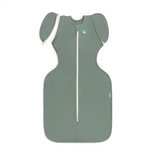 Love to Dream Swaddle Up Transition Bag - Original Cotton 1.0 TOG Deep Olive - Large: Snug Fit, Two-Way Zipper, Breathable Fabric