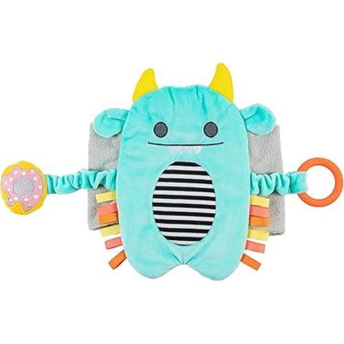 Dr. Brown's Gripebelt Heated Belly Band, Soothe Baby's Tummy with Gentle Warmth and Compression, Monster, 3m+, Blue