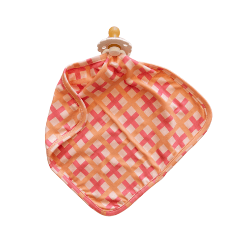 CORAL + ORANGE GINGHAM | LOVIE