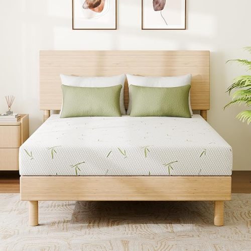 8 Inch Twin Mattress for Kids & Bunk Beds, Cooling Memory Foam with Green Tea Gel, Medium Firm, Fiberglass Free, Certipur-US Certified, Foam Made in USA, 38”x75”x8”