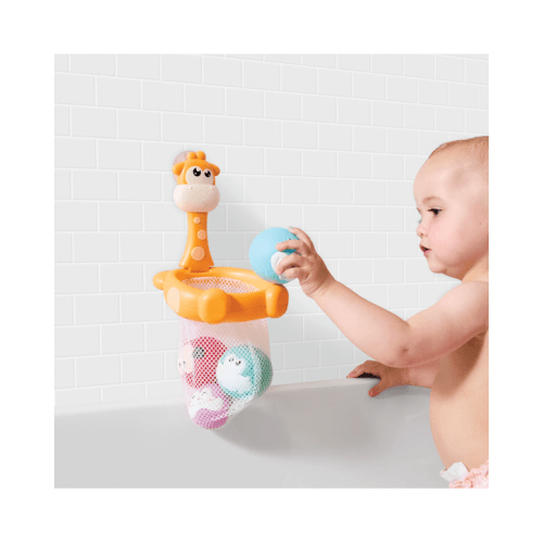 Bath Time Basketball Set - Multi - One Size