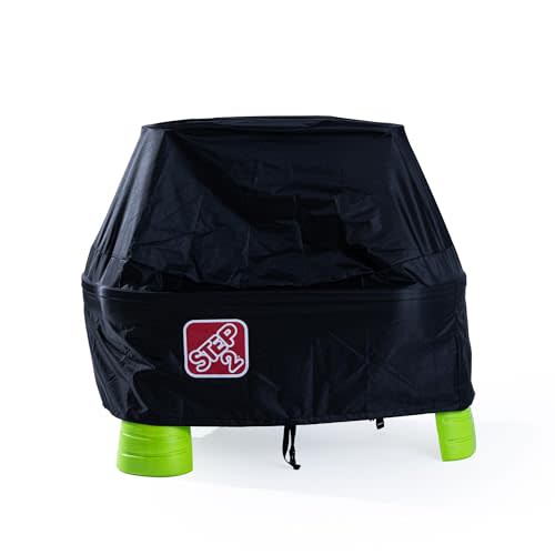 Step2 Rain Showers Splash Pond Water Table for Kids with Cover, Toddler Outdoor Sensory Playset, 13 Accessories, Blue and Green, Ages 18 Months+