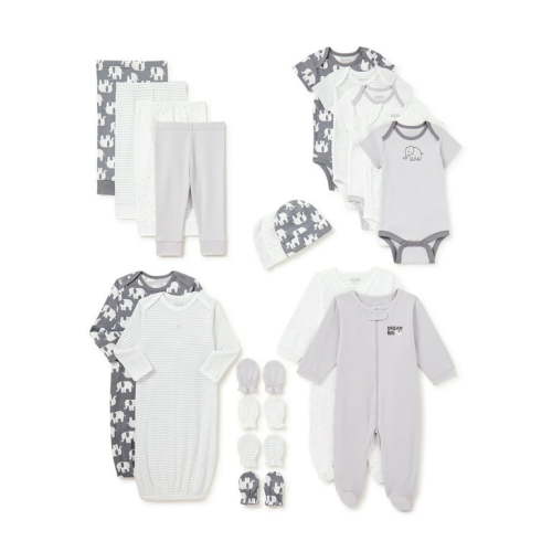 Garanimals Newborn Baby Boy Shower Gift Set, 20-Piece, Preemie-6/9 Months