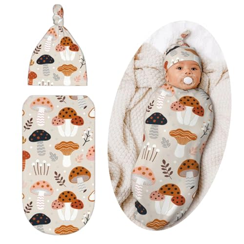 Cute Swaddle Blanket for Baby, Soft Swaddling for Newborn Unisex Baby Stuff, Shower Gifts