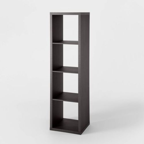 13'' 4 Cube Organizer Black Oak - Brightroom™ : Target