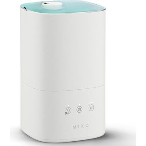 Breeze 3-Speed White Ultrasonic Cool Mist Humidifier with Top-Fill Tank and Aroma Tray