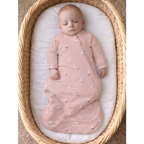 Tutu Goose Baby Pink 2.5 TOG Long Sleeve Bamboo Viscose Swaddle Sleep Sack | günamüna