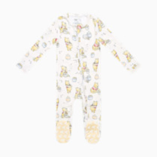 Copper Pearl Zip-up Footie - Hunny, 3-6 M