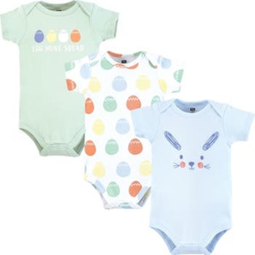 Soft Cotton Bodysuit Triple Pack, 0-3M