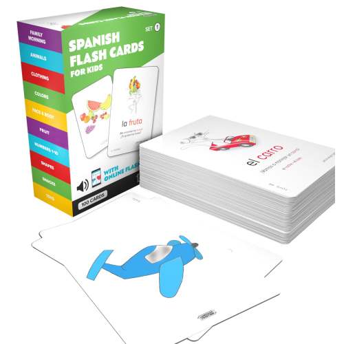 Spanish Flash Cards for Kids Set 1