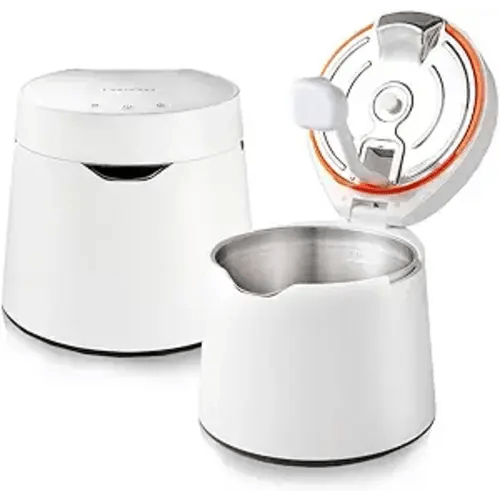 Carepod One Stainless Steel Humidifier for Large Room, Quiet & Safe for Baby, Only 3 Washable Parts & Easy to Clean, Ultrasonic Cool Mist Humidifiers for Bedroom, Filter-Free, Lasts 30Hrs (1Gal/4L)