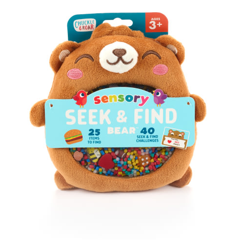 Chuckle & Roar Sensory Seek & Find Bear for Children Ages 3+ by Buffalo Games