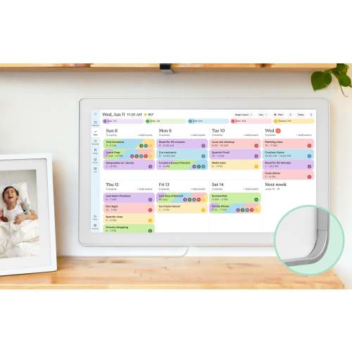 Skylight Calendar Max (Shadow Box/Natural Aluminum) with Plus Plan