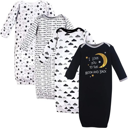 Hudson Baby Baby Girls' Cotton Gowns