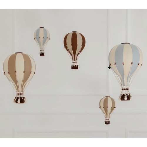 Hot Air Balloon Personalized | Nursery Wall Decor | Baby Shower Gift | First Birthday Party Balloon | Ceiling Baby Room Decoration